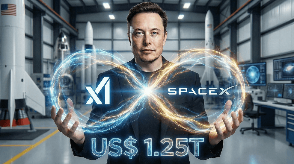 SpaceX compra a xAI por mais de US$ 1 trilhão e cria a empresa privada mais valiosa do mundo